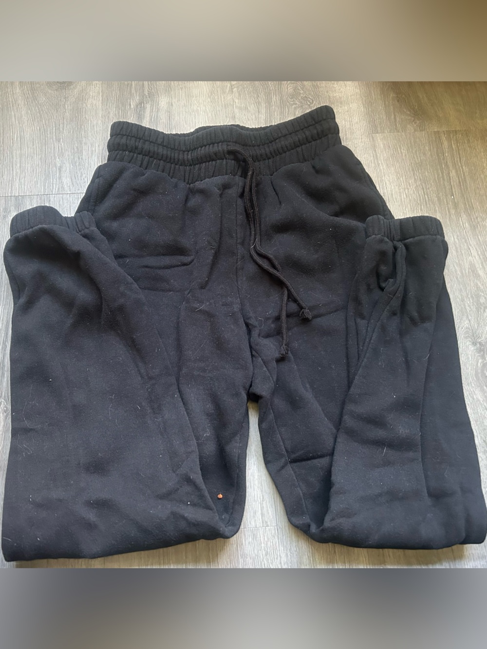 wild fable Black Drawstring Fleece Joggers